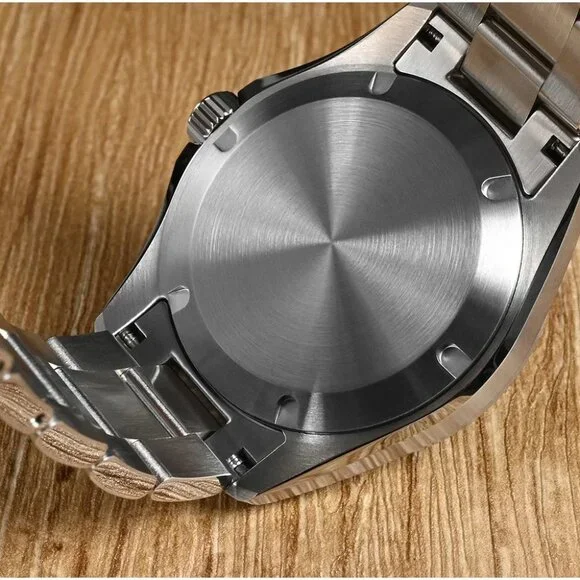 San Martin New 39mm Luxury Men’s Business Dress GMT Watch - Picture 6 of 9